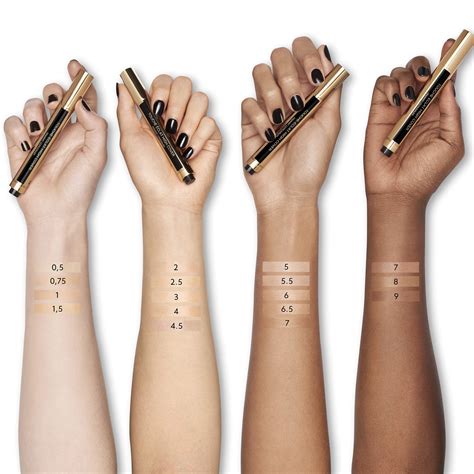 ysl touche éclat concealer swatches|which ysl touche eclat shade.